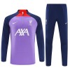 Liverpool Kit Quarter Zip Purple Version Sudadera De Entrenamiento 2023-24 - Niño